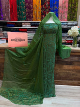 Load image into Gallery viewer, 3 - Green Dress, Coat, &amp; Veil (Kras, Kaw, &amp; Kafek)