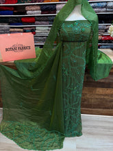 Load image into Gallery viewer, 3 - Green Dress, Coat, &amp; Veil (Kras, Kaw, &amp; Kafek)