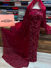 Load image into Gallery viewer, 3 - Red Dress, Coat, &amp; Veil (Kras, Kaw, &amp; Kafek)